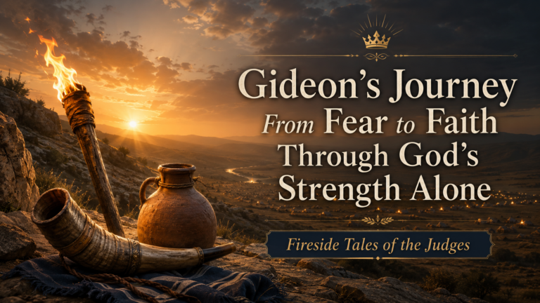 Gideon’s Journey From Fear to Faith Through God’s Strength Alone